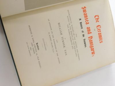 Turner (W.) THE CERAMICS OF SWANSEA AND NANTGARW publisher's cloth, colour plates, 4to, 1897 - 2