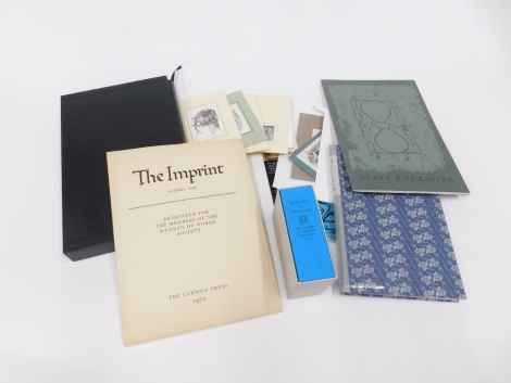 Typography and paper.- Paucker (Pauline) The Working Life Of Elizabeth Freelander; New Borders, Incline Press, 1 of 350 signed by the author, slipcase, 1998; .-The Rampant Lions Press miscellany, publishers boards; and 2 others and some loose material rel