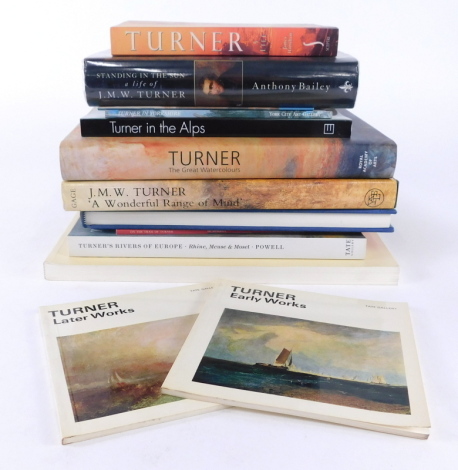 Shanes (Eric) TURNER THE GREAT WATERCOLOURS, published by Royal Academy of Arts, and other works on J.M.W. Turner, 12vo