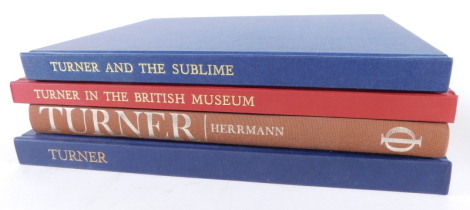 Works on J.M.W. TURNER, four hardback editions.