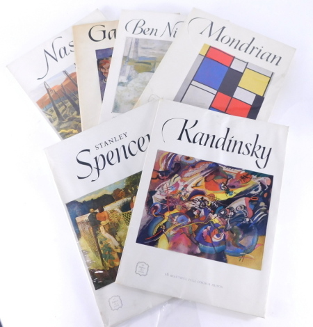 ART EXPRESS BOOKS, comprising works on Paul Nash, Paul Gauguin, Ben Nicholson, Piet Mondrian, Stanley Spencer and Kandinsky published by Beaverbrook Newspapers Ltd, circa 1959-62, 6vo