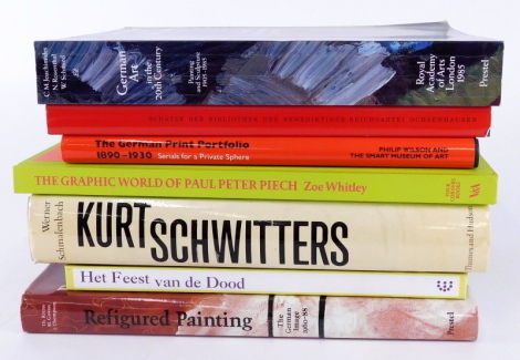 German art in the 20thC, painting and sculpture 1905-1985, published by The Royal Academy of Arts, London, and other works on German art, 7vo.