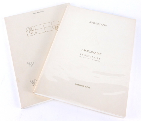 Malborough Gallery, Graham Sutherland Apollinaire, and Bees, two illustrated catalogues.