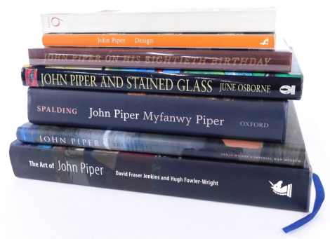 John Piper interest, various illustrated works. (7vo.)