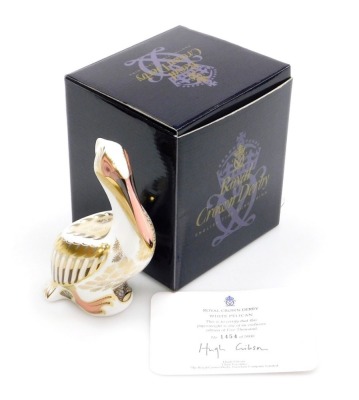 超希少！1982 Crown Derby   A Royal Crown Derby porcelain Royal Windsor Corgi