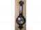 A late 19thC rosewood mother of pearl inlaid wheel barometer