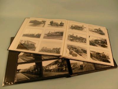 Two album containing a large quantity of reproduction and earlier photographs