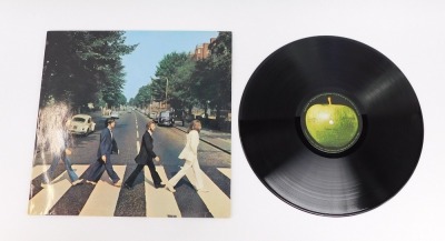 The Beatles Abbey Road album, produced by EMI.