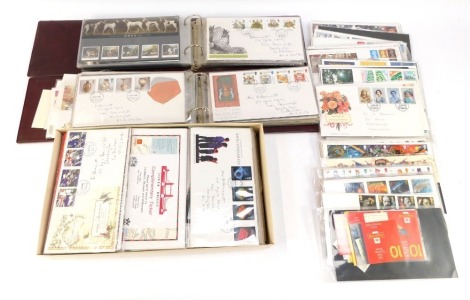 First Day Covers, comprising two albums and loose, of mainly 1980's and 1990's. (a quantity)