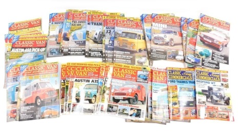 Motoring magazines, to include Classic Van and Pick-Up, Classic and Vintage Commercials, varying dates from 2010 onwards. (5 box files)