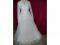 A nylon fully white wedding dress