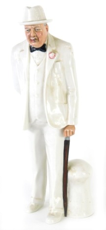 A Royal Doulton figure Sir Winston Churchill, HN3057, printed marks beneath, 29cm high.