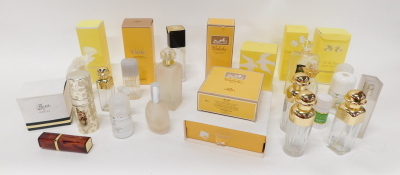 Various perfume, vacant boxes, bottles, etc., some with contents to include L'Air Du Temps, various others, etc., (a quantity)