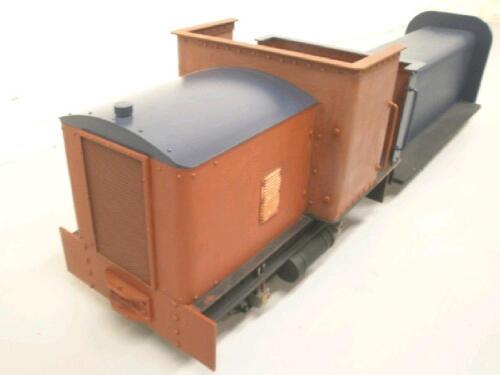 A 5" gauge kit built electric garden railway ride on train engine