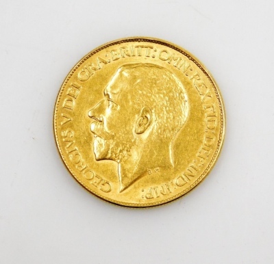 A George V gold five pound coin, dated 1911, 40.3g. - 2