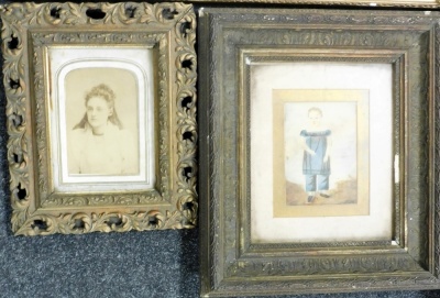 A group of pictures and prints, to include 19thC portrait of a boy in blue, watercolour on paper, 15cm x 10cm, a pair of oil on canvas of birds, each 48cm x 17cm, etc. (a quantity) - 3