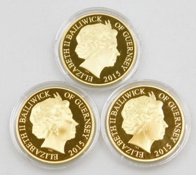 A Winston Churchill gold plated six coin set, with certificate and original packaging. - 5