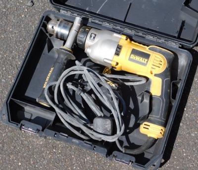 A cased DeWalt power drill. Note: VAT is payable on the hammer price of this lot at 20%.