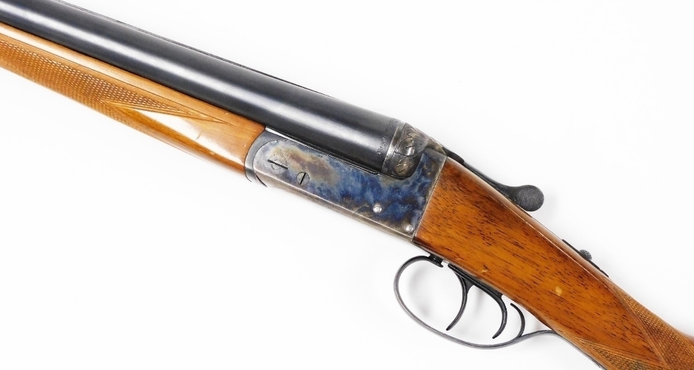 An Ignacio Ugartechea of Spain double barrel 12 bore side by side