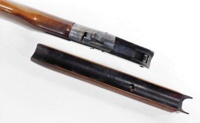 A single barrel 12 bore shotgun by Harrington & Richardson Inc, USA, model 176, patent no. 3988848, serial no. AU543012, barrel 92cm. NB. A current valid Registered Firearms Dealer Certificate will be required to view and bid for this lot. For Sale by T - 7