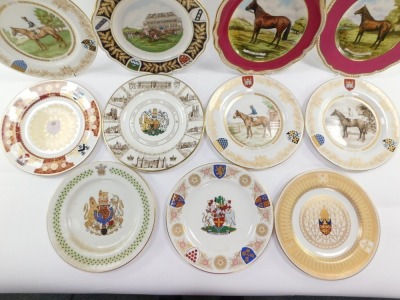 A group of collectors plates, to include the Spode First St Ledger plate, dates to include 1970, 1971, 1972 and 1973, the Spode Dukesbury plates, Derby plate, Brigadier Gerard and others, all mainly relating to horse racing. (a quantity) - 2