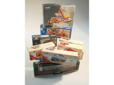 Various boxed Corgi vehicles including Scammell Highwayman Crane