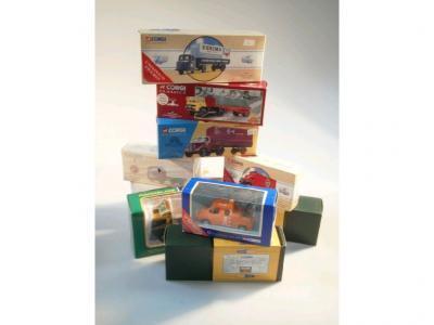 Ten boxed Corgi collectors' vehicles including a Bedford Arctic drop side