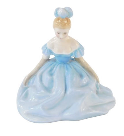 A Royal Doulton Debutante figure, HN2210, 12cm high.