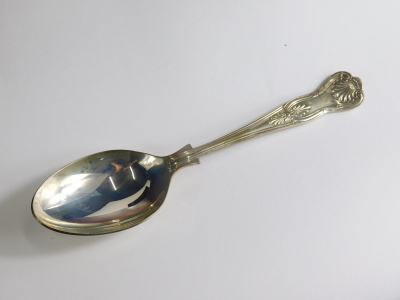 A Elizabeth II silver part canteen of cutlery, by Carrs, King's pattern, part settings for six, approx 60oz weighable silver. - 2