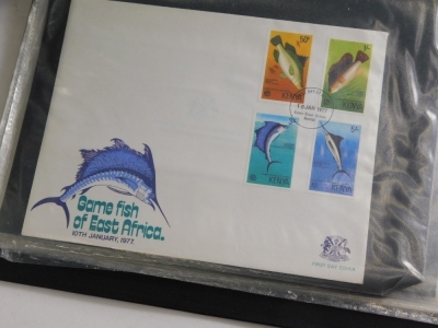 Various first day covers, to include Uganda Definitive Issue 1975, various other stamps, collectors stamps, Commonwealth, world used, etc. (5 albums) - 3