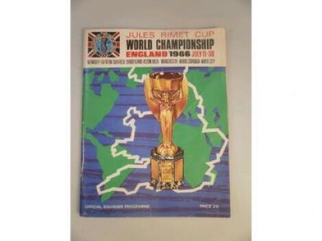 A Jules Rimet Cup World Championship England 1966