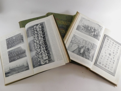 A Navy and Army illustrated, five volumes in stencilled boards. - 2