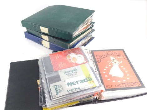 Various tea cards, albums to include Vanishing Wildlife, Unexplained Mysteries, Wild Flowers, Out into Space, large quantity of other tea cards and related ephemera.