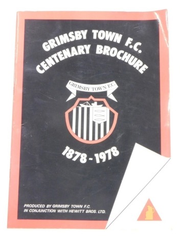 A Grimsby Town Centenary brochure, for 1878-1978.