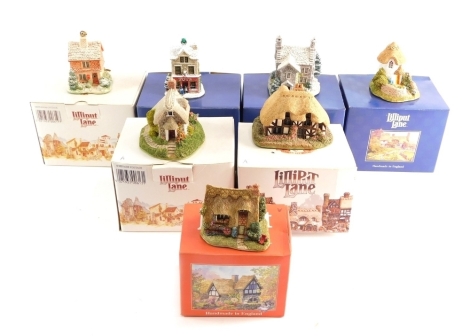 Various Lilliput Lane cottages, to include Wheyside Cottage, 7cm high, etc. (a quantity, boxed)