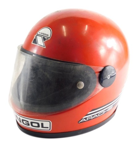 A Kangol crash helmet, 30cm high.