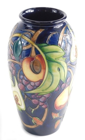 20thC Moorcroft pottery vase, impressed and printed marks beneath, 28cm high.