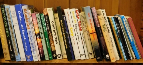 A small library of carp fishing books. (approx 35 vols)