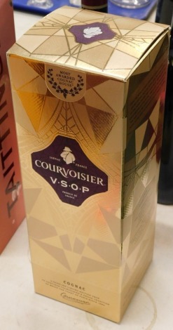 A bottle of Courvoisier V.S.O.P cognac. (boxed)