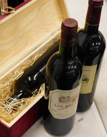 A bottle of Rupert and Rothschild Classique 2003 Vintage, a bottle of Les Brulieres 1990, and a bottle of Das Phantom in fitted box.