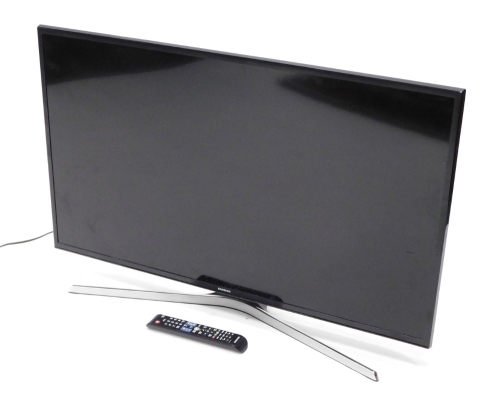 A Samsung 40in LCD television with remote and lead.