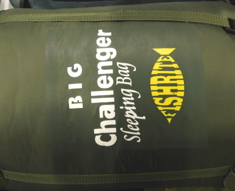 A Fish Rite Big Challenger sleeping bag.