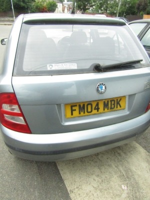 A Skoda Fabia 1.4, Registration FM04 MDK, first registered June 2004, auto, 1930cc petrol, grey, MOT expired June 2021.  - 2