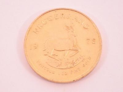 A 1978 gold Krugerand