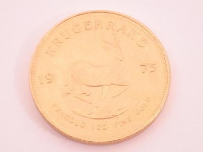 A 1975 gold Krugerand