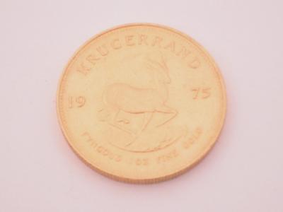 A 1975 gold Krugerand