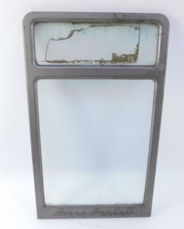 An Avery Hardoll Cleveland petrol pump cover, 50cm x 30cm.