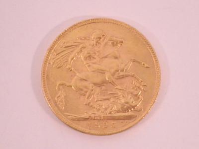 A 1925 gold sovereign