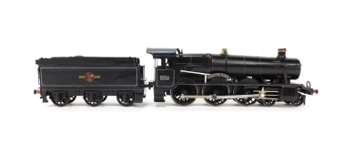 A kit built OO gauge Collett Hall Class locomotive, Ashton Hall, BR lined black livery, 4-6-0, 6942.