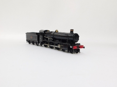 A kit built OO gauge Collett Hall Class locomotive, Ashton Hall, BR lined black livery, 4-6-0, 6942. - 3